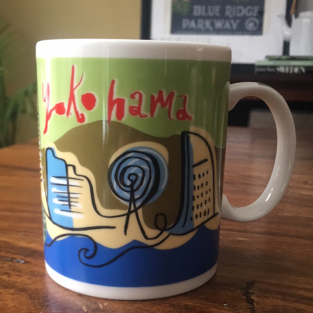 2007 Starbucks Yokohama Coffee Mug Made in Japan